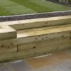 Green Treated Railway Sleepers 100 x 200 x 2400mm - Image 2