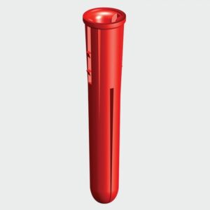 Red Plastic Plug 30mm (box 100)
