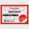 1mm to 6mm Assorted Horseshoe Plastic Shims (bag of 400)