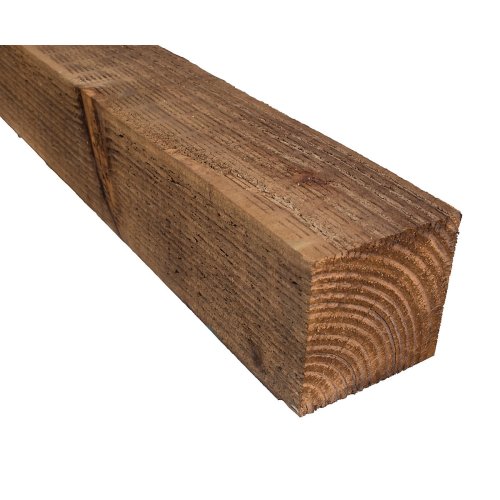 Timber Fence Post Treated Brown 100 X 100 X 3000mm 3 Per Meter Wel Bm