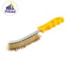 Yellow Handle Wire Brush Brass (255mm) - Image 2